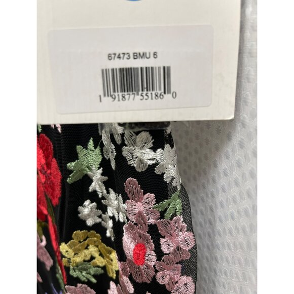 Mac Duggal Green Floral Sundress Sleeveless Maxi - Picture 10 of 12